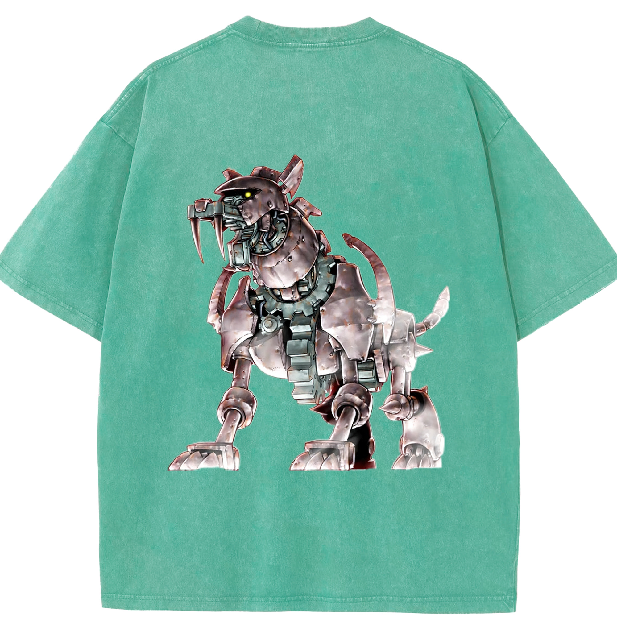 （画像用） 遊☆戯☆王 Yu-Gi-Oh! 綿100% ヴィンテージ風 半袖Tシャツ（背面プリント）